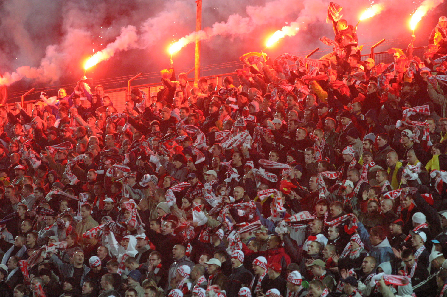 Top 6 przestępstw stadionowych